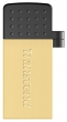 Transcend (Флеш-накопитель Transcend 16GB JETFLASH 380 (Gold) micro-USB / USB2.0) TS16GJF380G