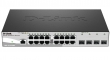 Коммутатор D-Link (16-ports UTP 10/100/1000Base-T + 4-ports Gigabit SFP, Gigabit Web Smart III Switch, 19') DGS-1210-20/ME/A1A