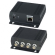 IP01H Коммутатор Ethernet (4 входа / 1 выход) для объединения IP-сигналов от 4-х устройств, удаленных на расстояние до 200 м, в 1 IP-канал