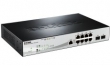 DGS-1210-10P/ME/A1A (Коммутатор Metro Ethernet 8х10ХХMbps, с PoE, 2 combo miniGBIC)