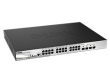 D-Link DGS-1510-28XMP/A1A, Managed Gigabit Switch with 24 PoE Ports 10/100/1000Base-T + 4 10GBase-X SFP+ ports