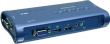 Переключатель KVM TRENDNet TK-409K 4- портовый, USB+ аудио