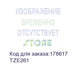 купить brother (наклейка стандартная ламинированная tze-261 (36 мм чёрный шрифт на белом фоне, длина 8м)) tze261