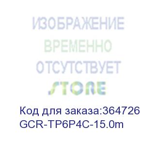 купить greenconnect телефонный шнур удлинитель для аппарата  15.0m gcr-tp6p4c-15.0m, 6p4c (джек 6p4c - jack 6p4c) белый