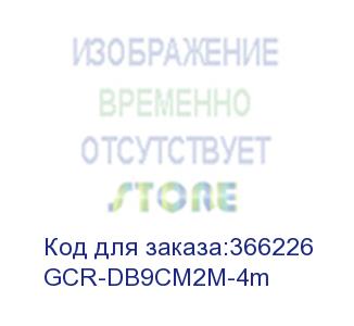 купить greenconnect кабель com rs-232 порта соединительный 4 m gcr-db9cm2m-4m, 9m / 9m premium, серый