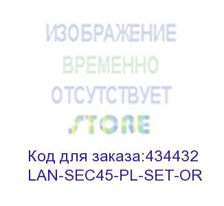 купить заглушка lanmaster (lan-sec45-pl-set-or) (упак.:6шт) (lanmaster)