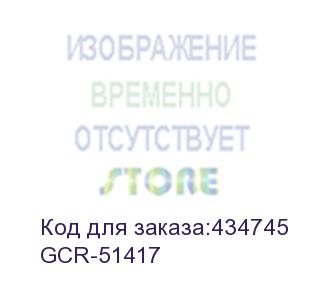 купить лента липучка gcr, для стяжки, 1м, черная, gcr-51417 (greenconnect)