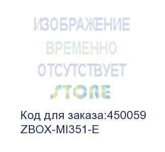 купить zotac zbox mi351, barebone, intel n100, wifi, bt, eu plug 1x ddr5-4800 sodimm, m.2 ssd slot, 1x glan, dp/hdmi (zotac) zbox-mi351-e