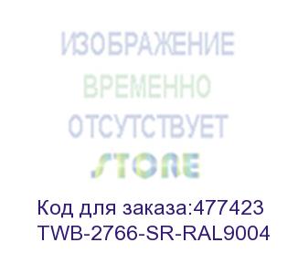 купить hyperline twb-2766-sr-ral9004 шкаф настенный 19-дюймовый (19 ), 27u, 1304x600х600мм, металлическая передняя дверь с замком, две боковые панели, цвет черный (ral 9004) (разобранный)
