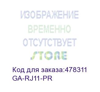 купить gcr соединитель телефонного кабеля rj-11 6p4c, белый, ga-rj11-pr (greenconnect)