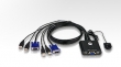 Переключатель-KVM ATEN (2 PORT USB KVM SWITCH) CS22U