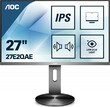 Монитор LCD 27'' (16:9) 1920х1080(FHD) IPS, nonGLARE, 250cd/m2, H178°/V178°, 1000:1, 20M:1, 16.7M, 4ms, VGA, HDMI, DP, Tilt, Speakers, Audio out, 3Y, Black (AOC)