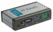 D-Link (2-port KVM Switch with build in cables) KVM-121