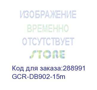 купить greenconnect кабель 15.0m 0-модемный com, db9/db9 9m/9m, серый, 30 awg, gcr-db902-15m