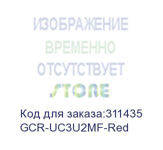 купить greenconnect переходник usb type c на micro usb 2.0, m/f, greenconnect, красный, gcr-uc3u2mf-red