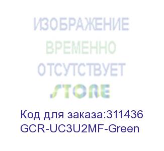купить greenconnect переходник usb type c на micro usb 2.0, m/f, greenconnect, зелёный, gcr-uc3u2mf-green