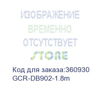 купить greenconnect кабель 1.8m 0-модемный com rs-232 линковочный, db9/db9 9m/9m, серый, 30 awg, gcr-db902-1.8m