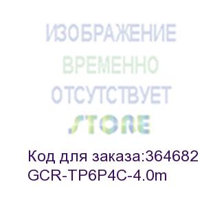 купить greenconnect телефонный шнур удлинитель для аппарата 4.0m gcr-tp6p4c-4.0m, 6p4c (джек 6p4c - jack 6p4c) белый