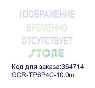 купить greenconnect телефонный шнур удлинитель для аппарата 10.0m gcr-tp6p4c-10.0m, 6p4c (джек 6p4c - jack 6p4c) белый