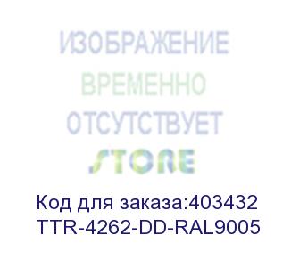 купить hyperline ttr-4262-dd-ral9005 шкаф напольный 19-дюймовый, 42u, 2055x600х1200 мм (вхшхг), передняя и задняя распашные перфорированные двери (75%), ручка с замком, цвет черный (ral 9005) (разобранный)