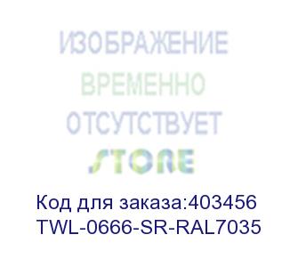 купить hyperline twl-0666-sr-ral7035 шкаф настенный 19-дюймовый (19 ), 6u, 367x600х600мм, металлическая дверь, несъемные стенки, 1 пара профилей, цвет серый (ral 7035) (собранный)