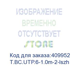 купить патч-корд technolink utp4 cat.6, 1.0м, bc, серый, lszh (замена 67648) eol (t.bc.utp.6-1.0m-2-lszh)