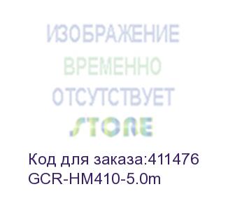 купить gcr кабель 5.0m hdmi версия 1.4, черный, od7.3mm, 30/30 awg, позолоченные контакты, ethernet 10.2 гбит/с, 3d, 4k, gcr-hm410-5.0m, экран (greenconnect)