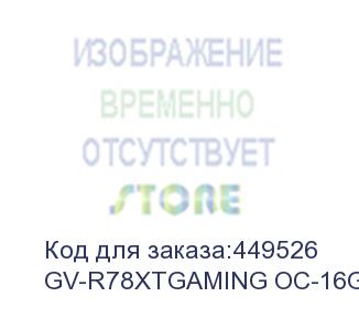 купить видеокарта gigabyte amd radeon rx 7800xt gv-r78xtgaming oc-16gd 16гб gaming, gddr6, oc, ret