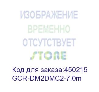 купить gcr кабель prof 7.0m dvi-d, черный, gold, ферритовые кольца, od 8.5mm, 28 awg, dvi/dvi, 25m/25m, двойной экран, gcr-dm2dmc2-7.0m (greenconnect)