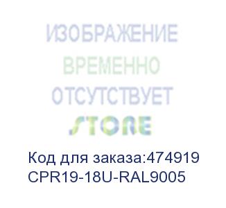 купить hyperline cpr19-18u-ral9005 19 монтажный профиль высотой 18u, для шкафов twb / twl, цвет черный (2 шт. в комплекте)