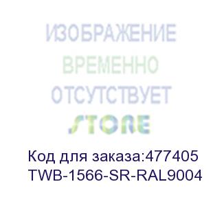 купить hyperline twb-1566-sr-ral9004 шкаф настенный 19-дюймовый (19 ), 15u, 775x600х600мм, металлическая передняя дверь с замком, две боковые панели, цвет черный (ral 9004) (разобранный)